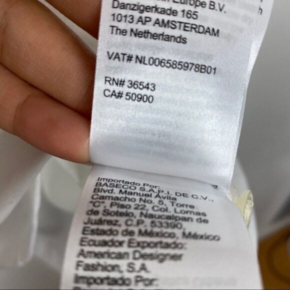 Calvin Klein White Graphic Polo Back Logo Summer - Picture 6 of 9